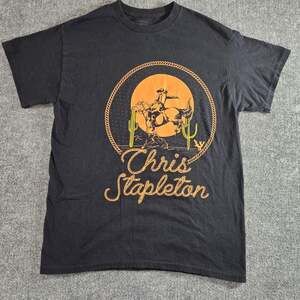 Chris Stapleton T Shirt Mens Medium Black Official Licensed Country Music Tee